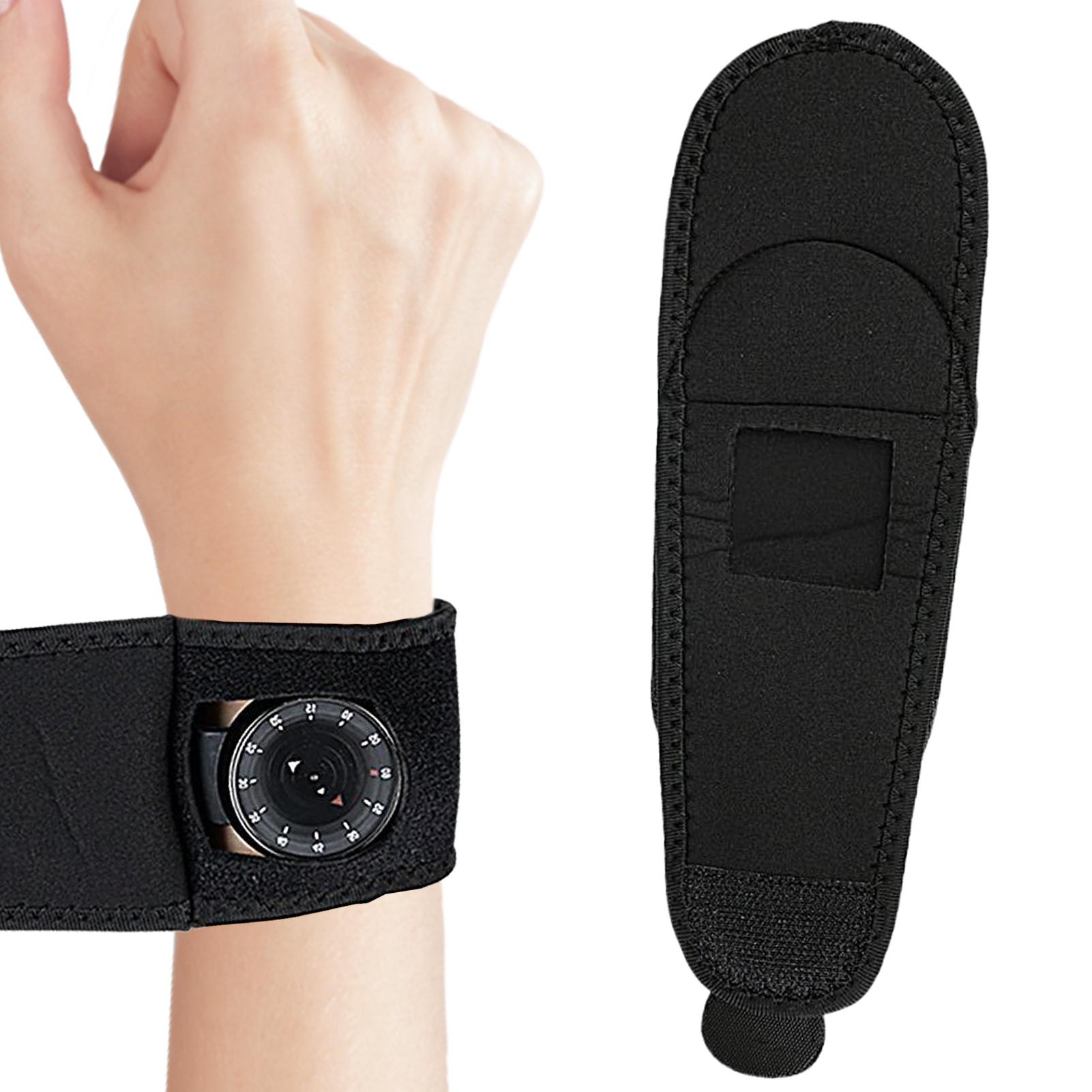 Running Watch - ฝาครอบสายนาฬิกา ฝาครอบสายนาฬิกาสำหรับผู้ชาย โครงสร้างเบาะในตัว ผ้าพันกันเหงื่อสำหรับวิ่ง ผู้หญิง ผู้ชาย
