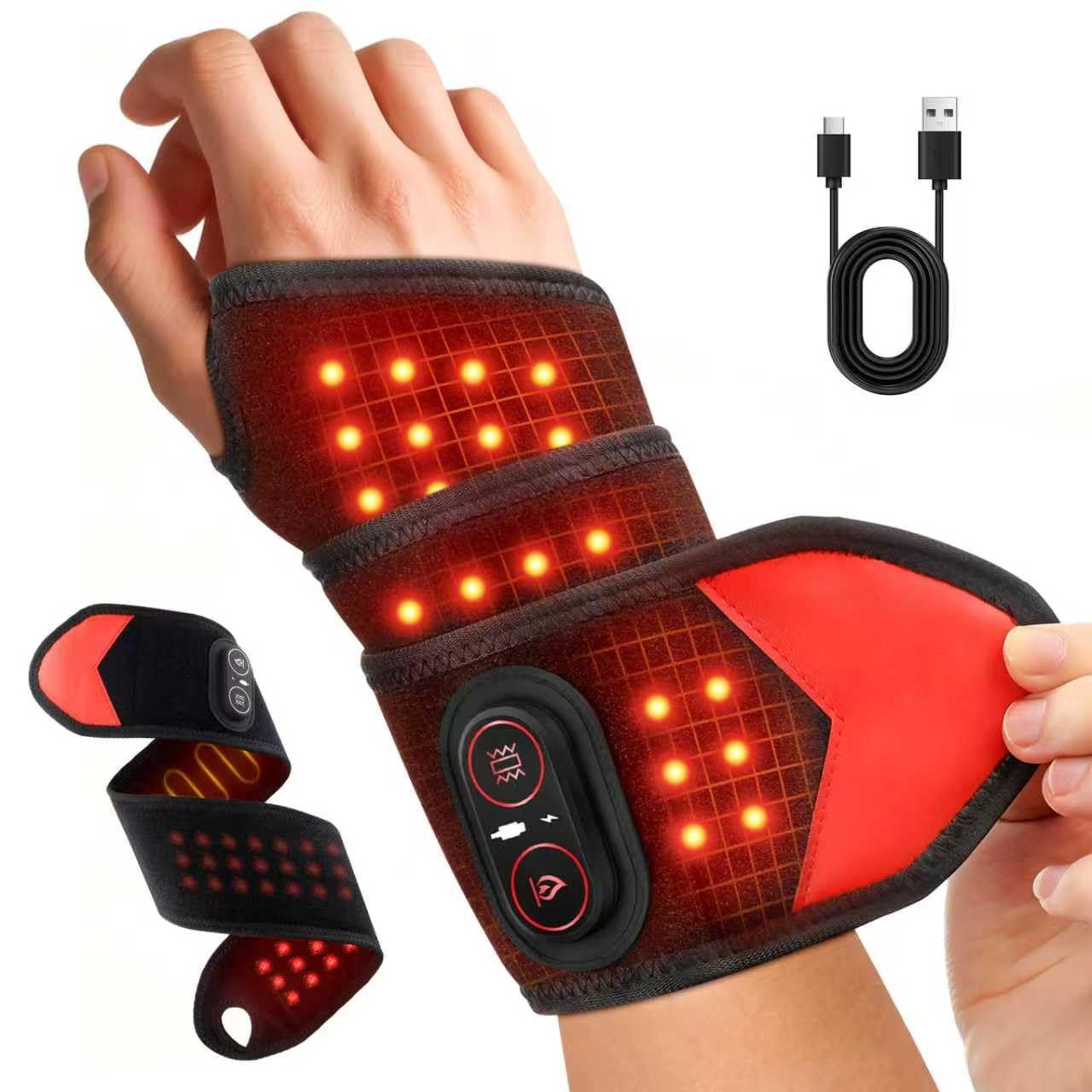 แผ่นประคบแสงสีแดงแบบพกพา 660nm - Ankle Brace บทวิจารณ์และราคา