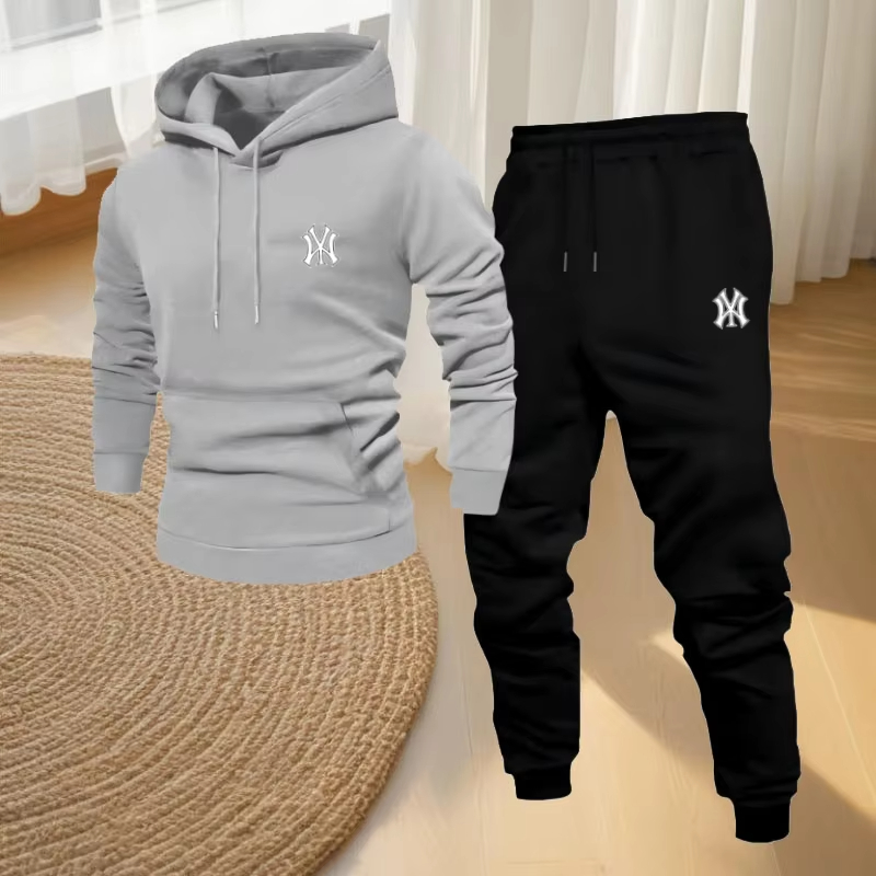 ชุดเสื้อฮู้ดและกางเกงกีฬาผู้ชา - Joggers Pants บทวิจารณ์และราคา
