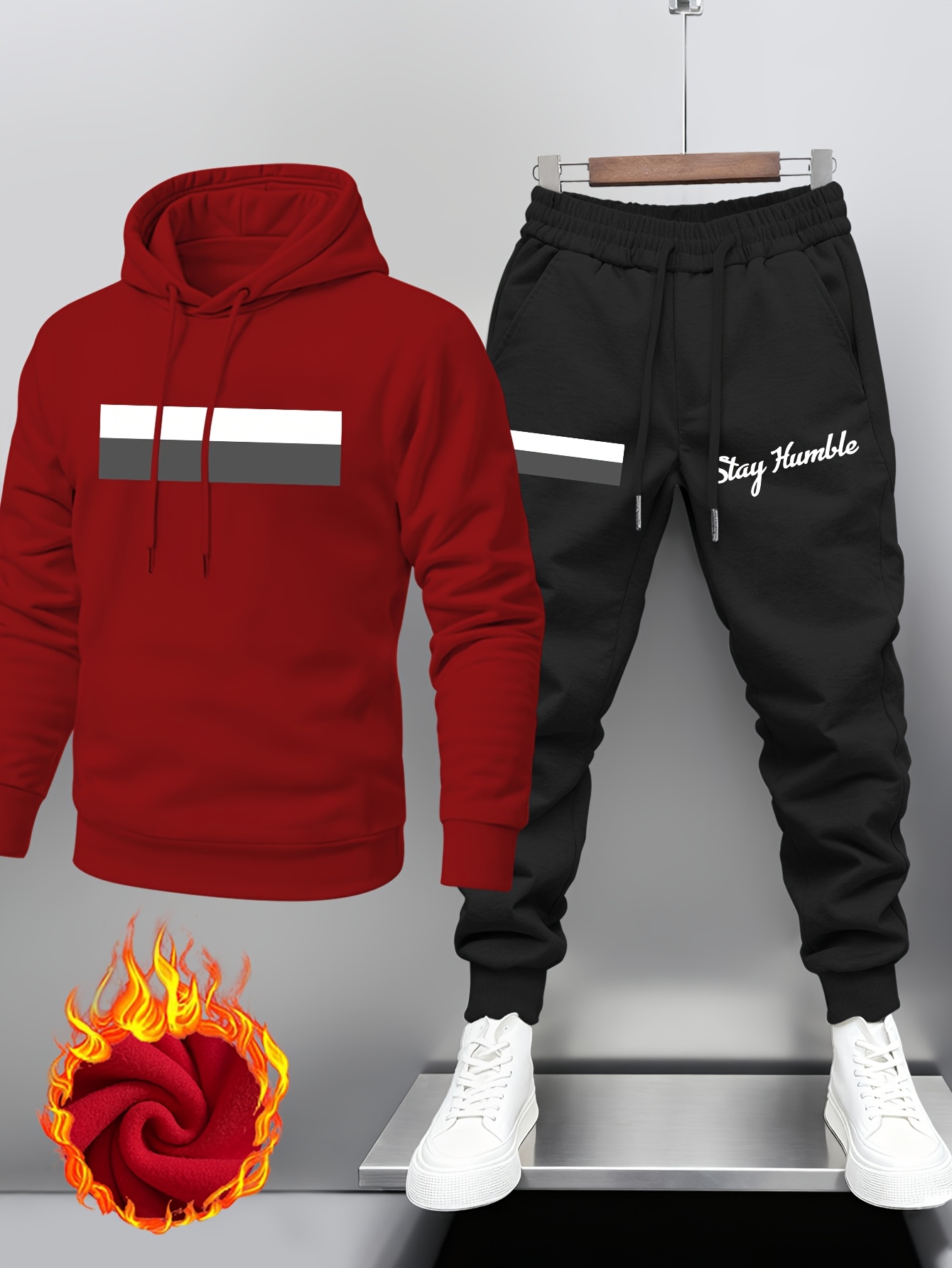 ชุดเสื้อฮู้ดและกางเกงจ็อกเกอร์ - Joggers Pants บทวิจารณ์และราคา