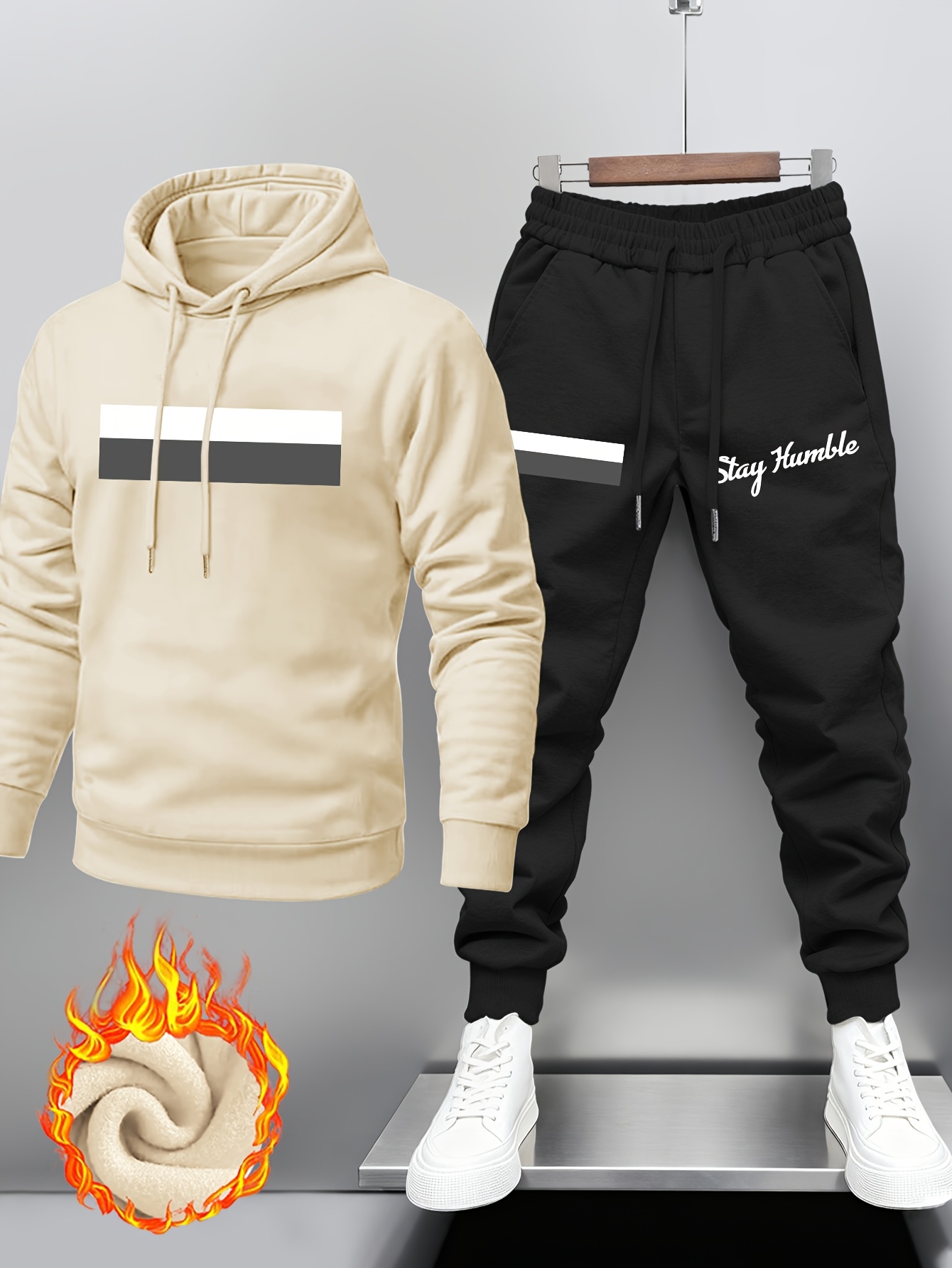 ชุดเสื้อฮู้ดและกางเกงจ็อกเกอร์ - Joggers Pants บทวิจารณ์และราคา