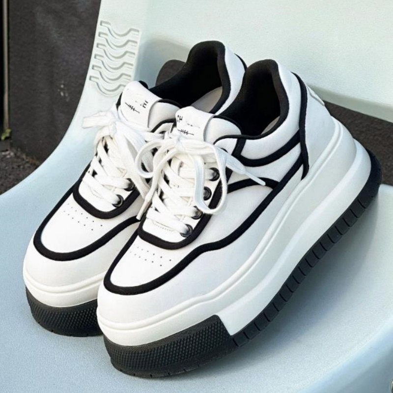รองเท้าผ้าใบผู้หญิงหนังแท้สีขา - Running Shoes Women บทวิจารณ์และราคา