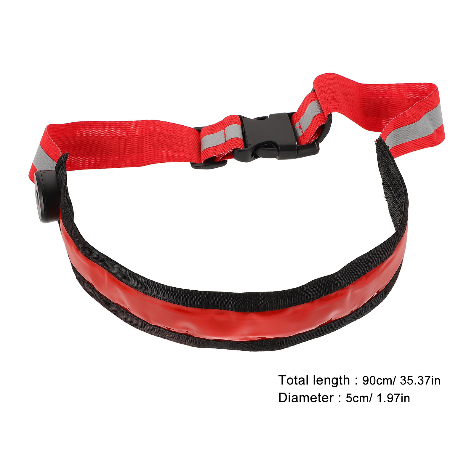 2 ชิ้น เข็มขัดสะท้อนแสง LED แบ - Running Visibility Gear บทวิจารณ์และราคา