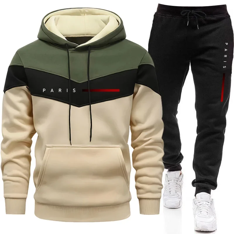 ชุดฮู้ดดี้แฟชั่นผู้ชายสไตล์ปาร - Joggers Pants บทวิจารณ์และราคา